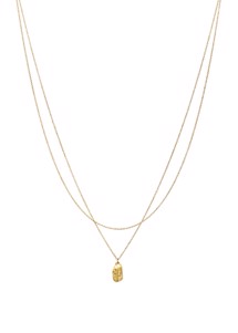 Marion necklace Gold Maanesten 